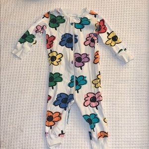Hanna Andersson baby girl floral pj’s 6-12 mo